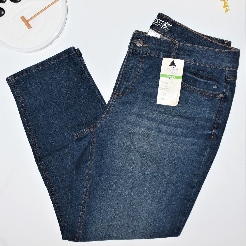 Terra & Sky Women's 2 Pocket Pants